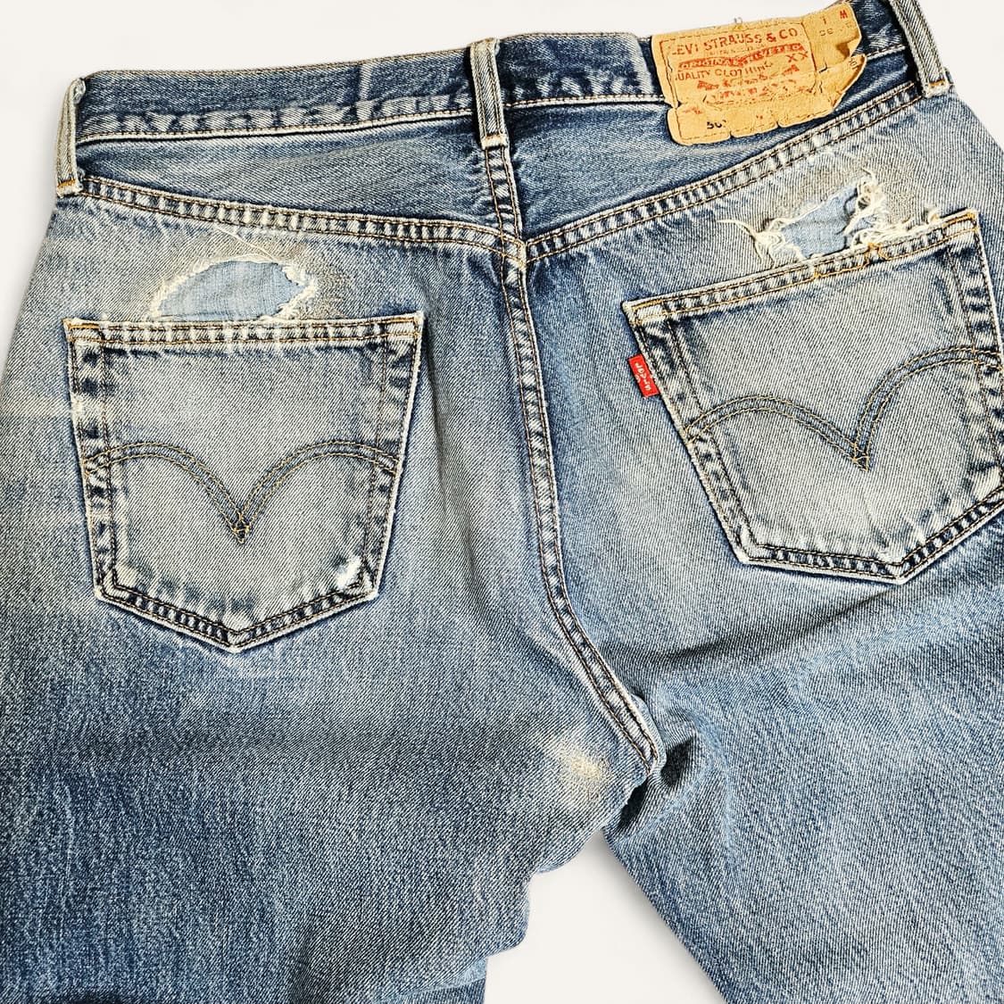 [32][리바이스]90's 501®디스트로이드 오리지널 스트레이트핏 데님 상품이미지5
