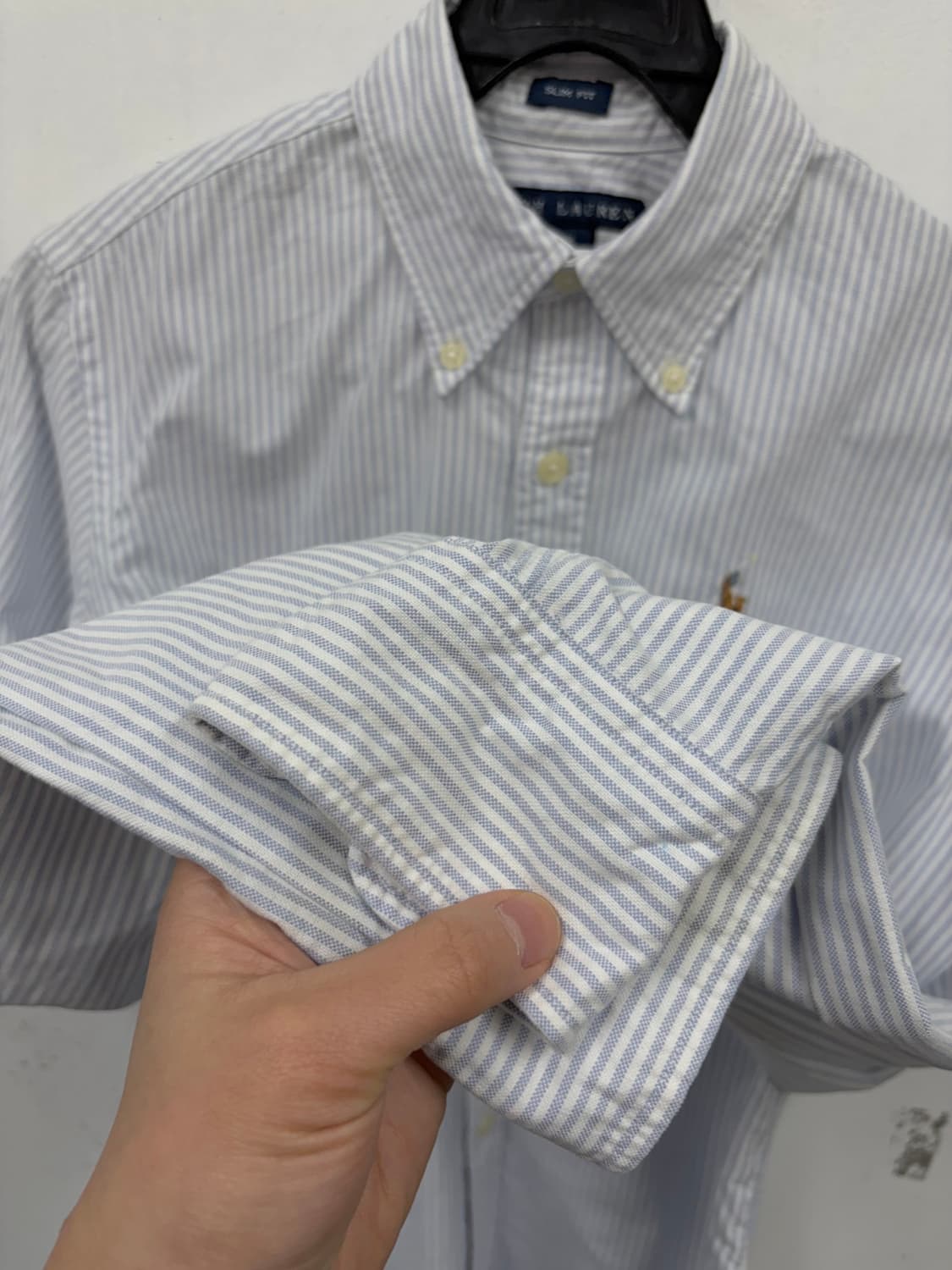 폴로랄프로렌 옥스포드 여성 슬림핏셔츠 상품이미지4