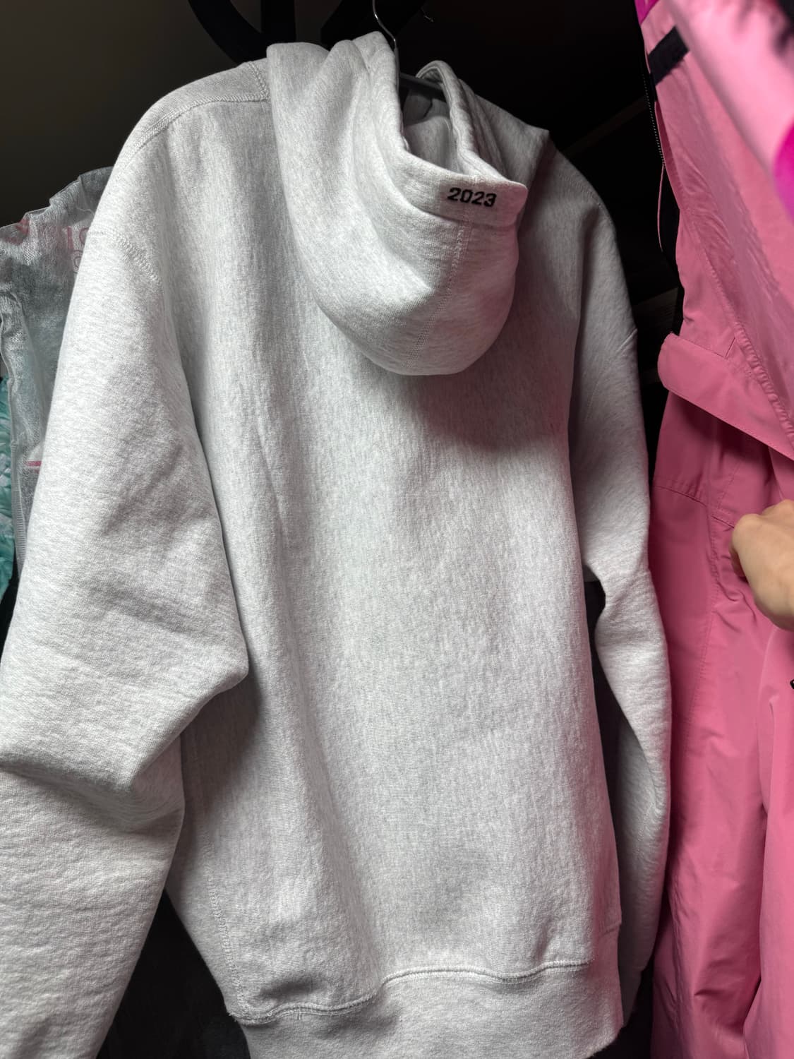 [L] 슈프림 2023 박스로고 그레이 (기모) 상품이미지3