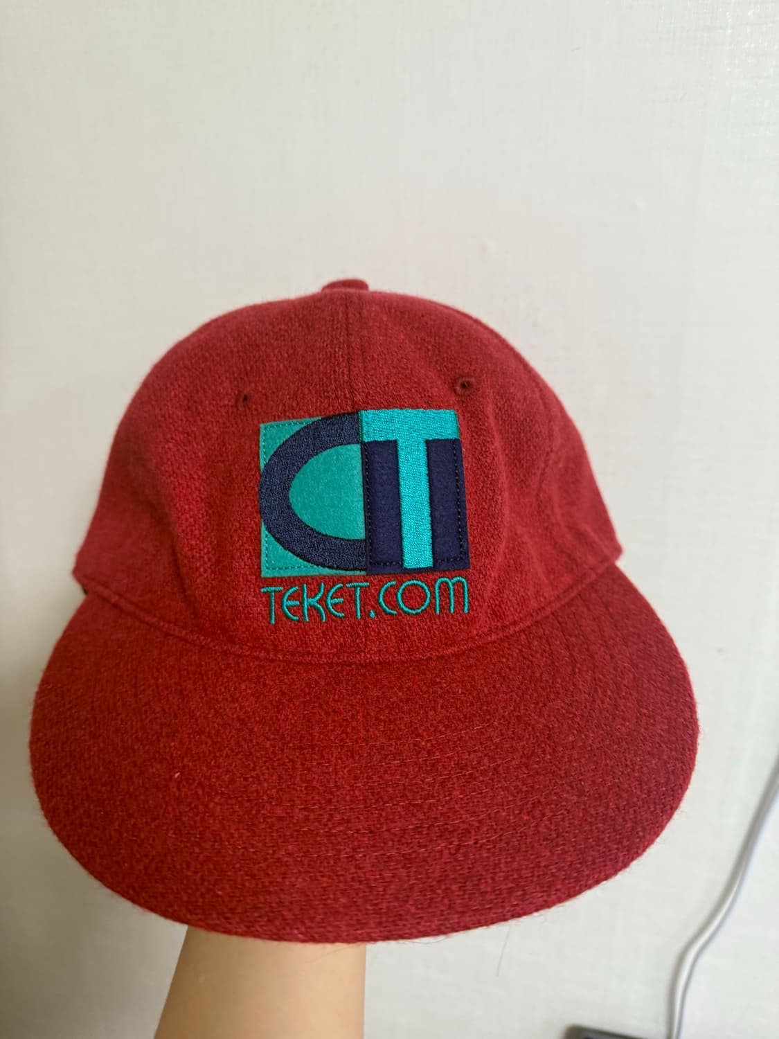 테켓 모자 울 레드 캡  상품이미지1