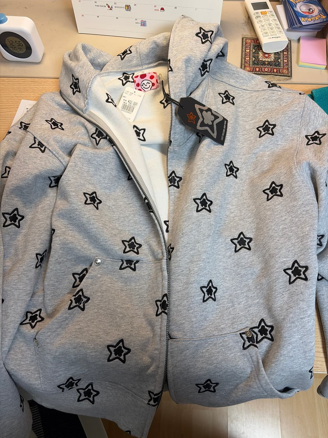 스타팀 후드집업 새상품 상품이미지1