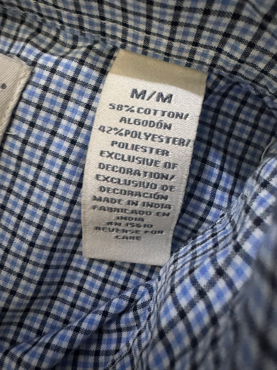 도커스 Dockers 빈티지 체크 반팔 셔츠 M 상품이미지4