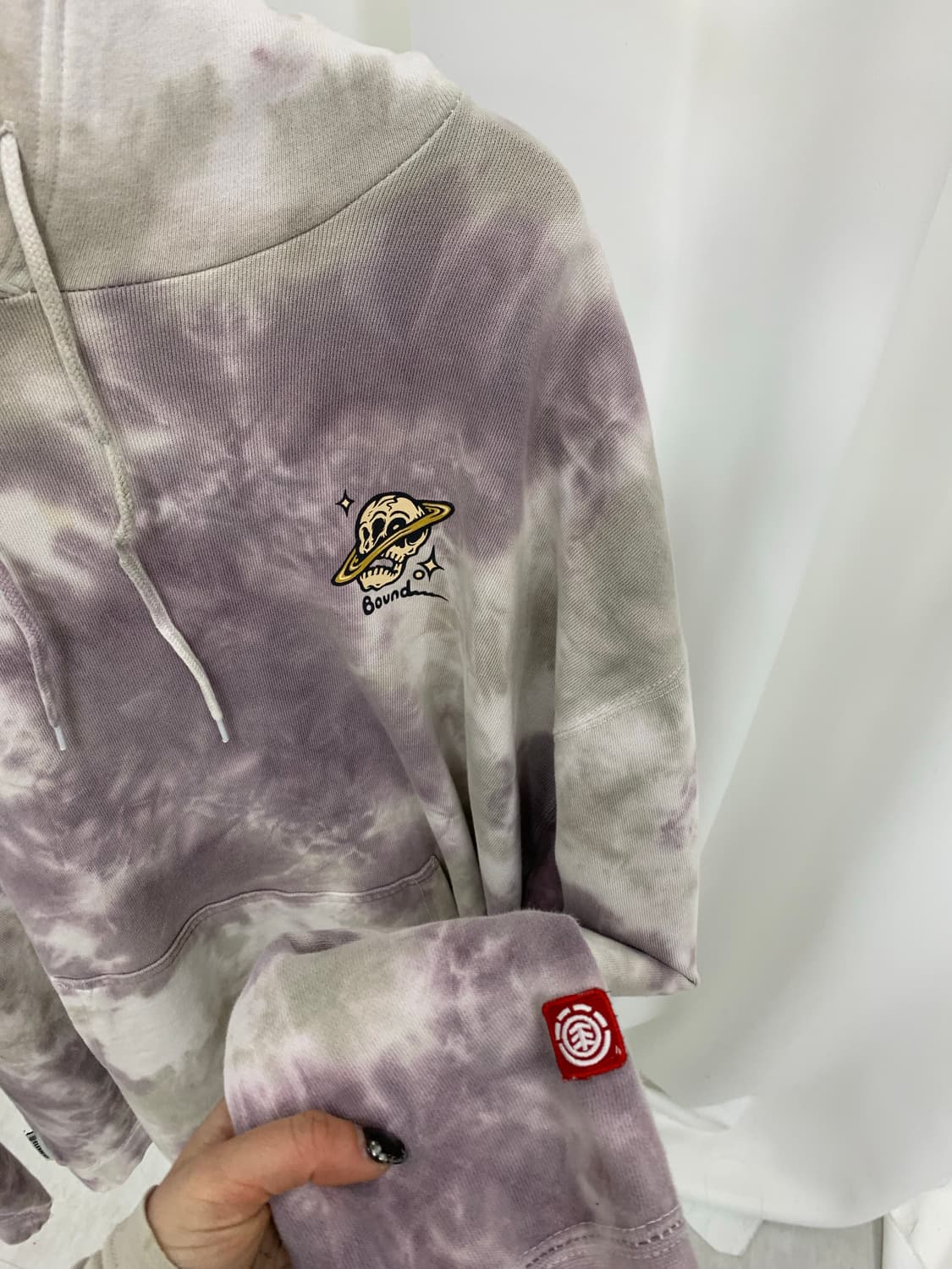 Element 타이다이 해골 프린팅 후드티 상품이미지3