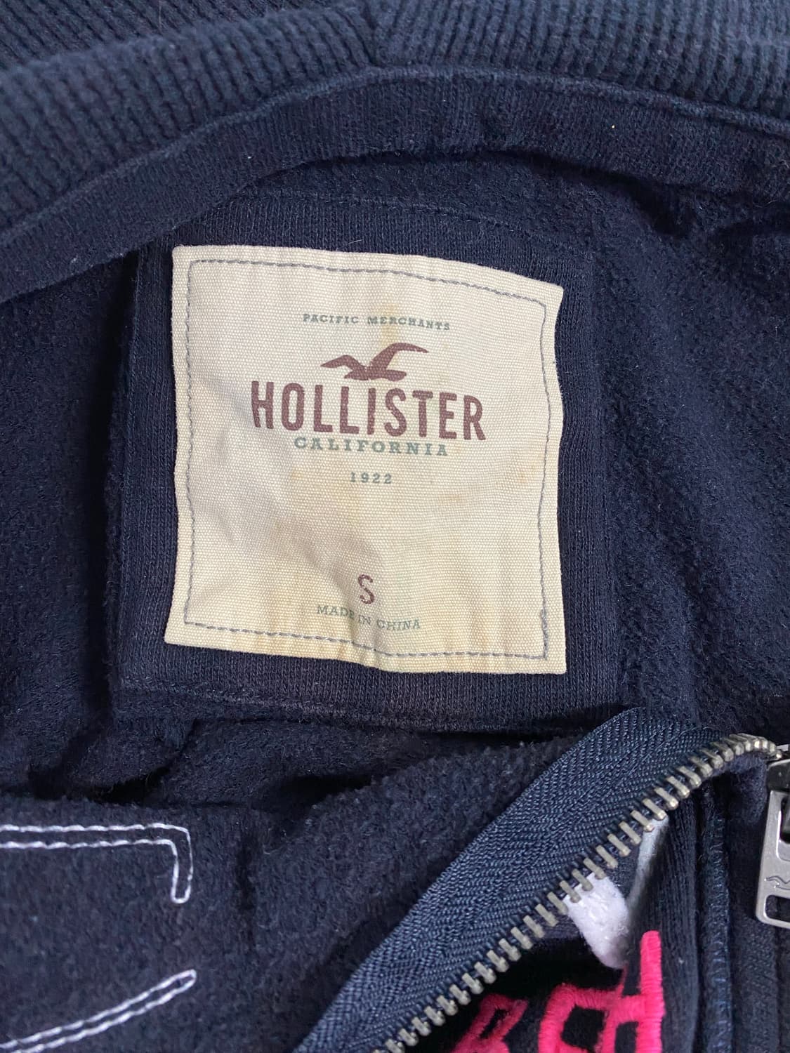 홀리스터 네이비 후드집업 S <548> 상품이미지4