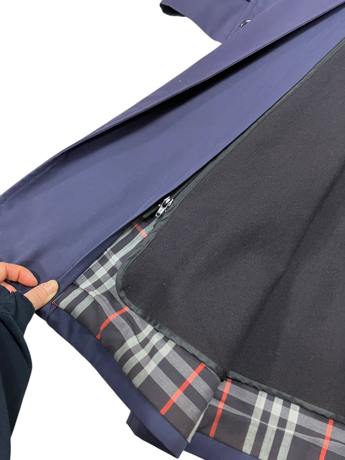 버버리 내피 포함 트렌치 코트 자켓 M 상품이미지4