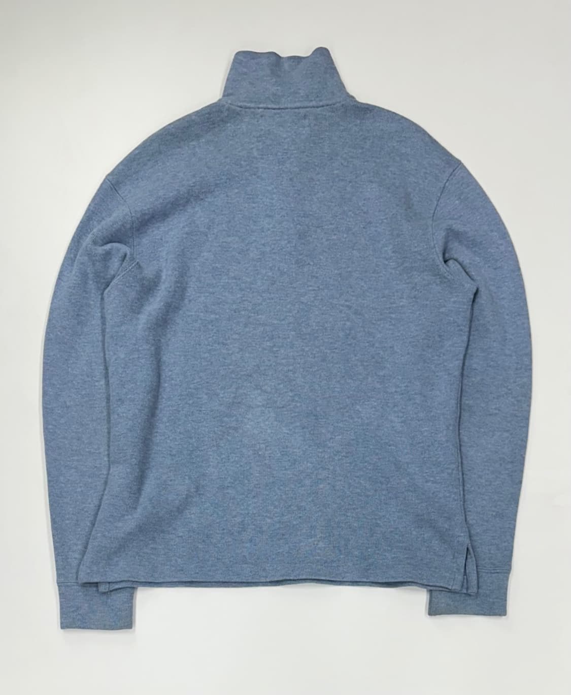 폴로 스카이블루 니트 반집업 상품이미지2