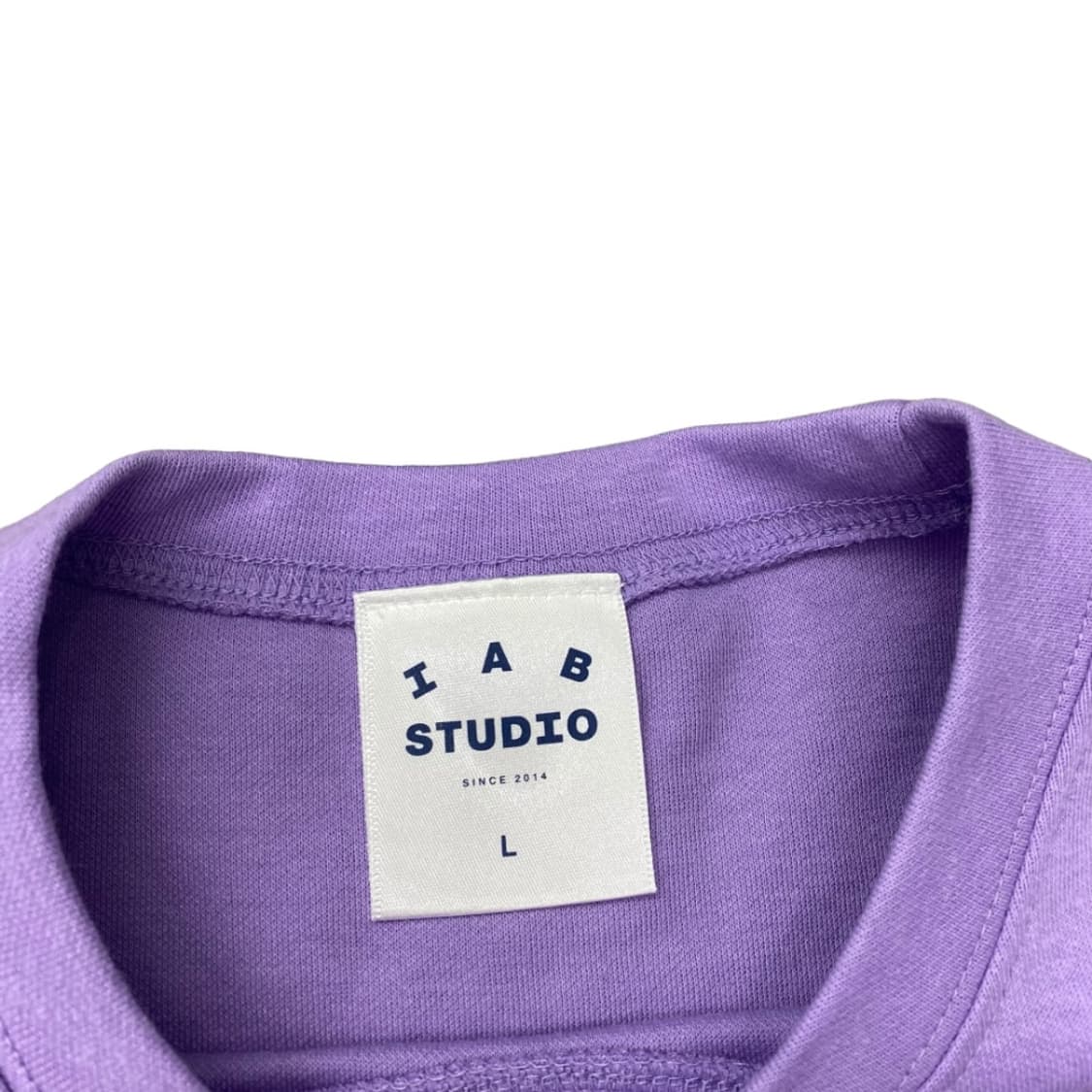 아이앱 스튜디오 로고 퍼플 반팔 L 상품이미지3