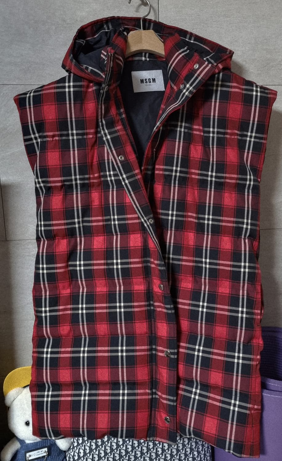정품) MSGM  패딩  조끼 상품이미지1