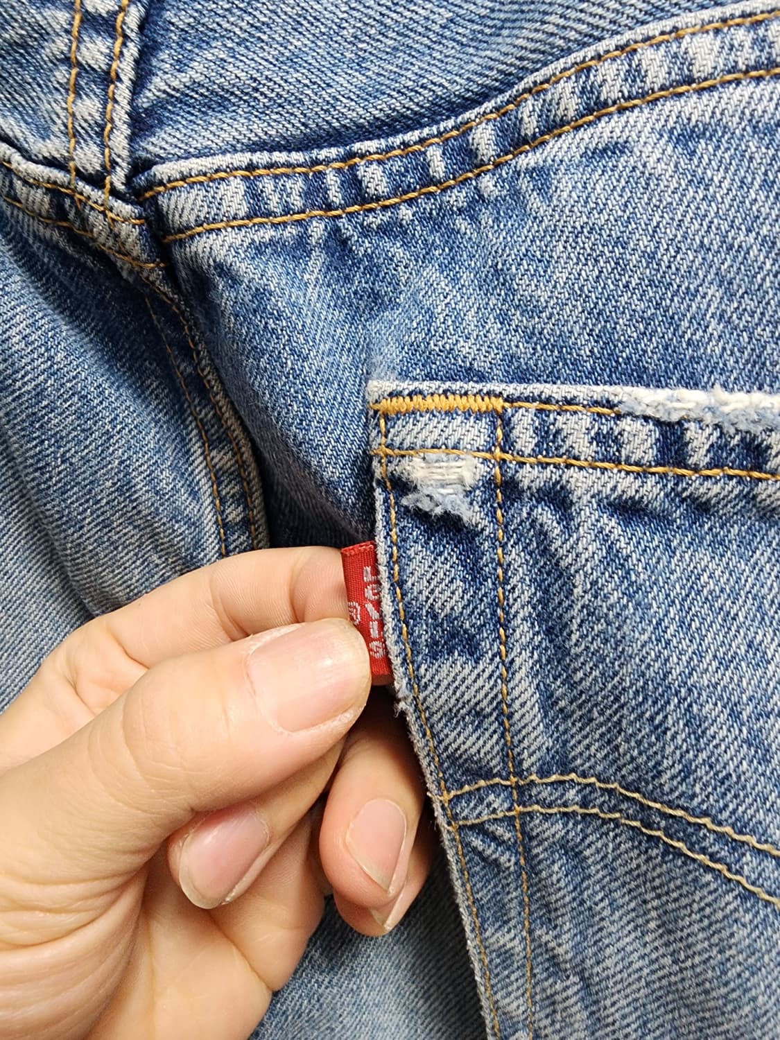 리바이스 빈티지 501 청바지 데님  상품이미지4