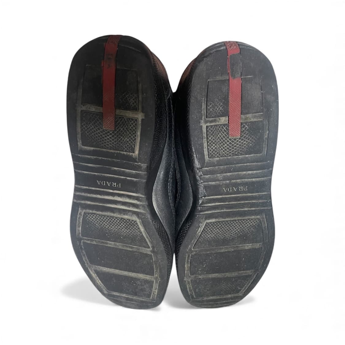 265~270) 프라다 아카이브 빈티지 레더 로고 스니커즈 신발 상품이미지6