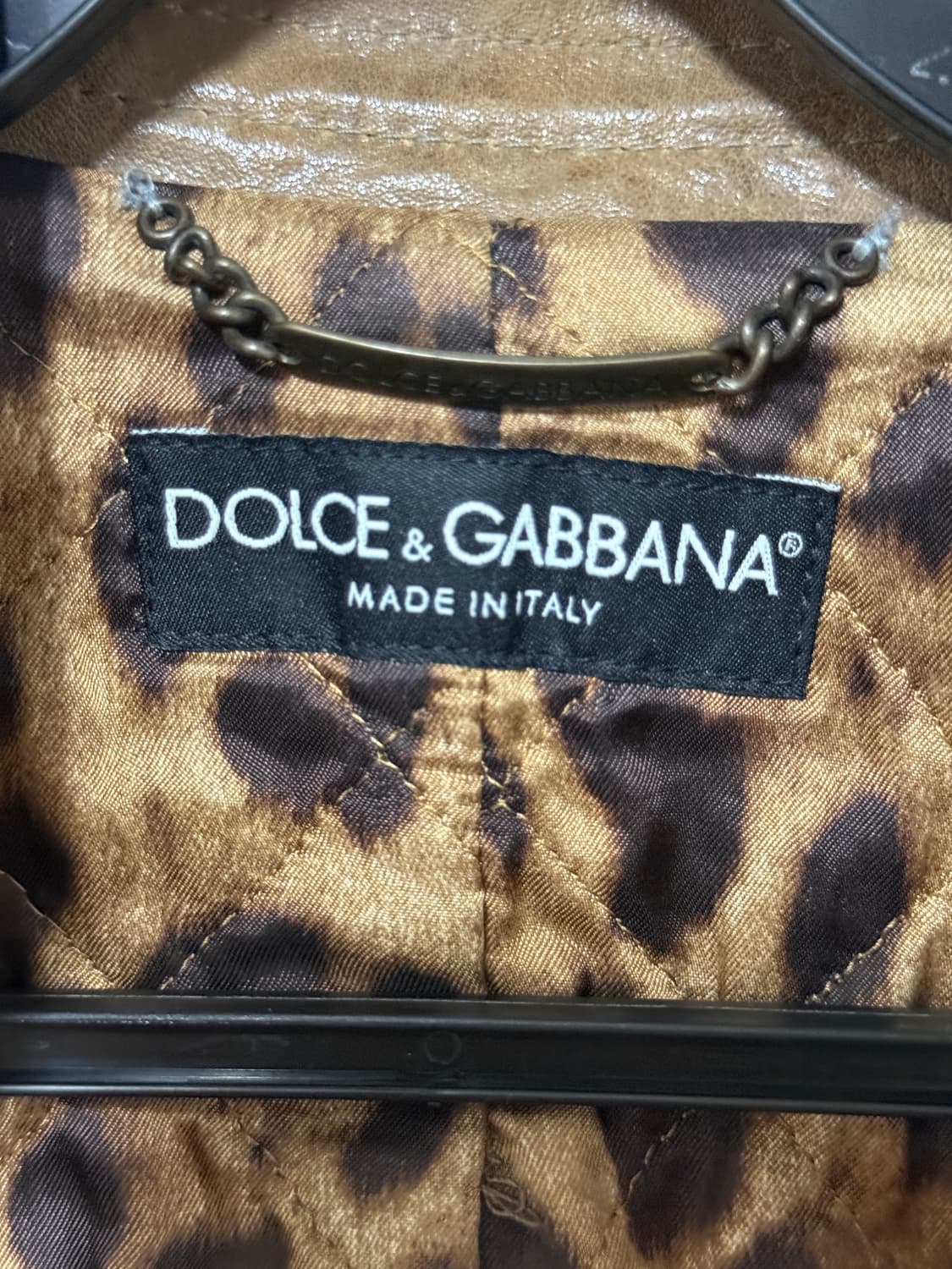 DOLCE&GABBANA 램스킨 밀리터리 재킷 38사이즈 상품이미지8
