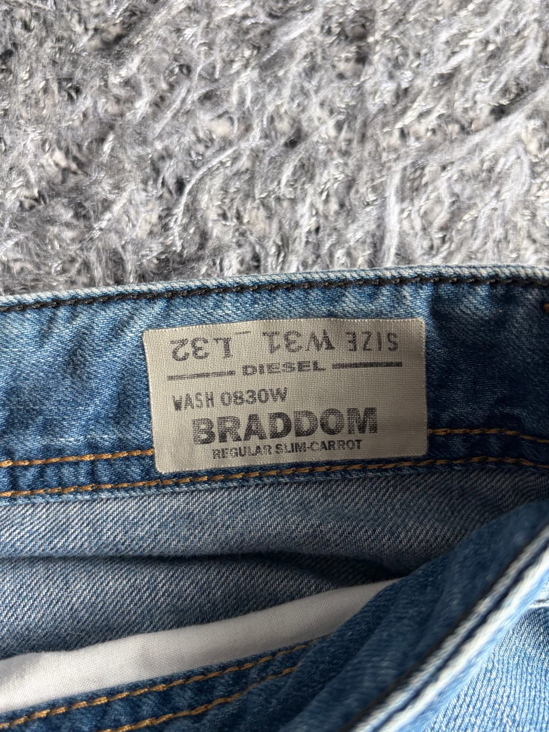 [Diesel Braddom W31 L32] 상품이미지10