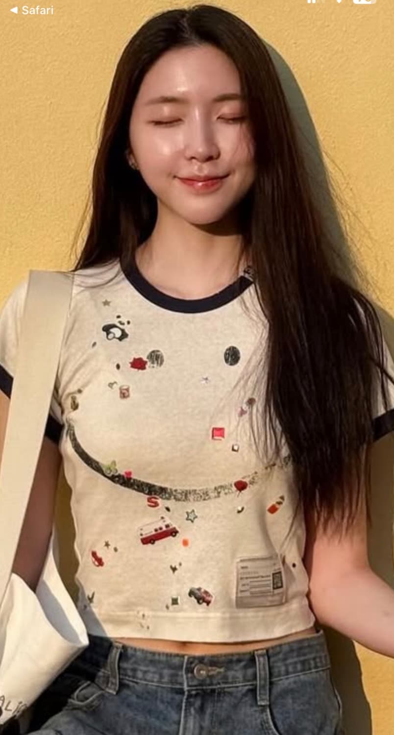 미하라야스히로 스티커 프린팅 링거티 상품이미지3