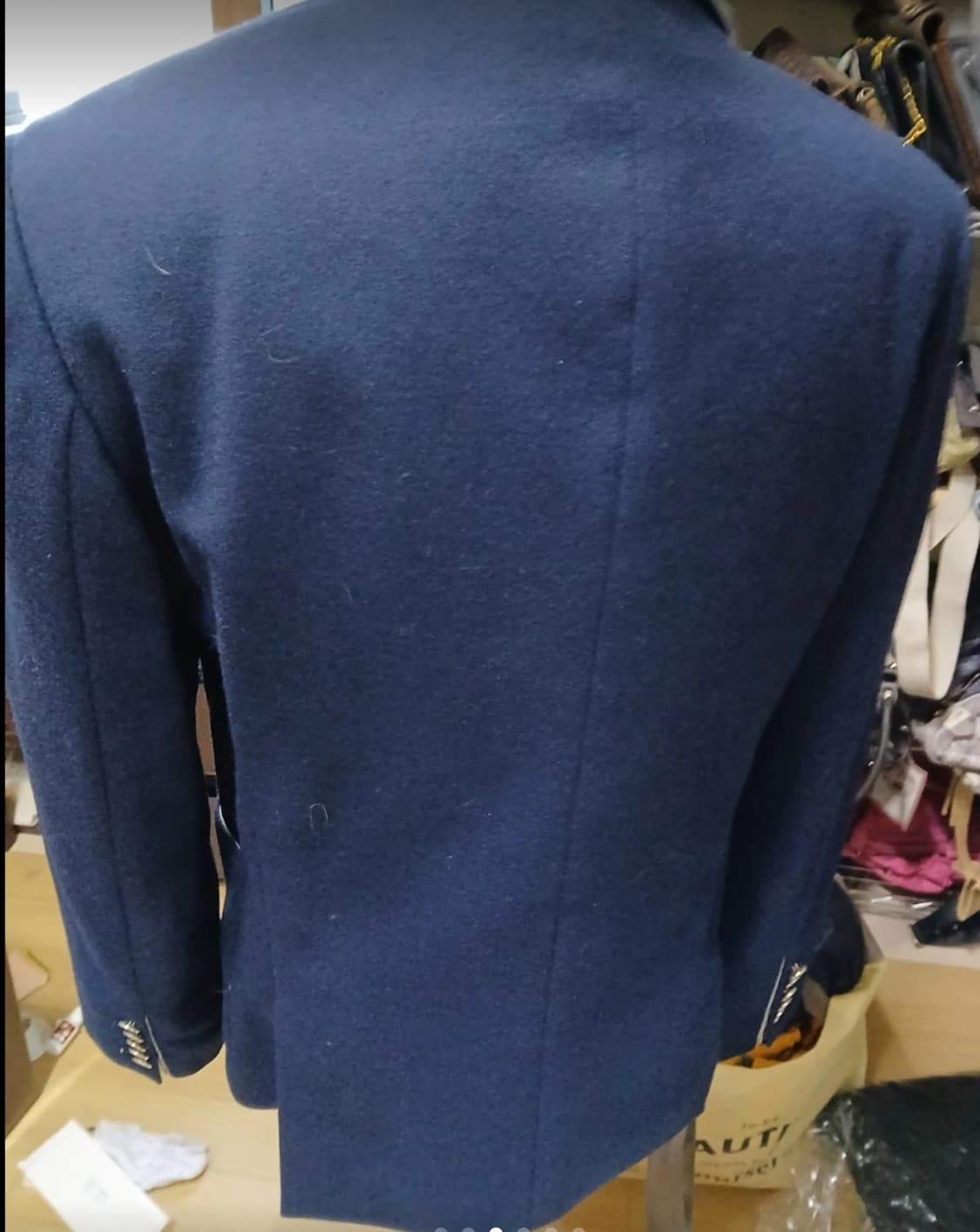 제네럴 아이디어 네이비 더블 자켓 상품이미지2