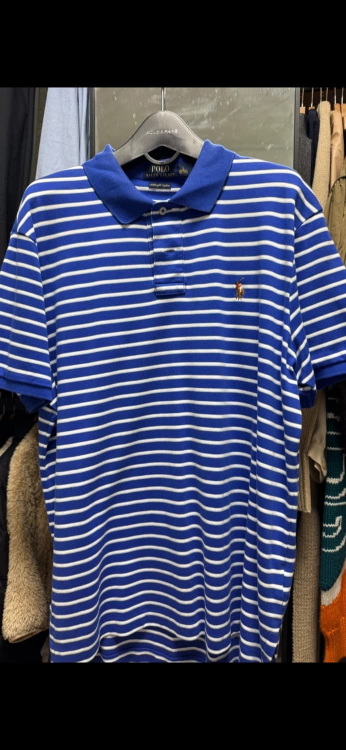 폴로 랄프로렌  스트라이프 카라티L 상품이미지1