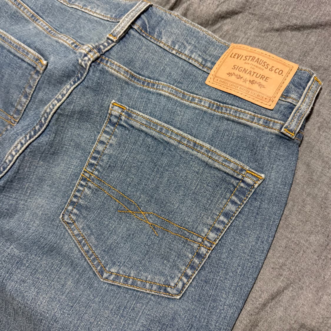 Signature by Levis Straight Fit Jeans 상품이미지6