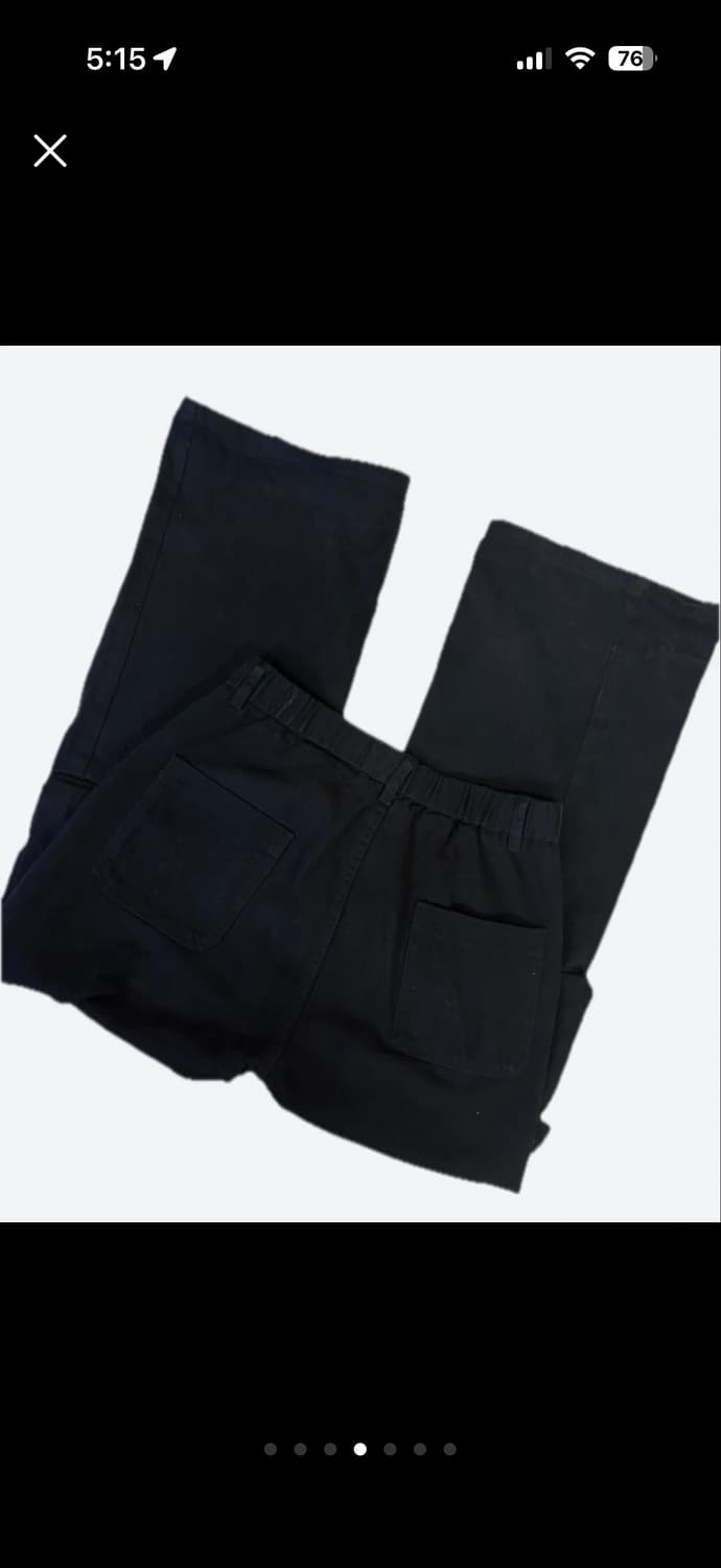 무신사 남녀공용) 언탭트 스튜디오 원턱 코튼 와이드 카고팬츠 상품이미지3