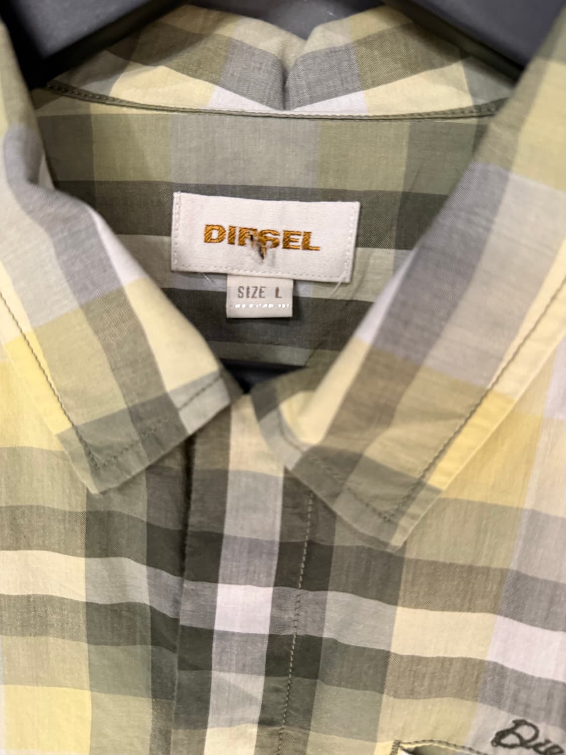 diesel check pattern shirt 상품이미지7