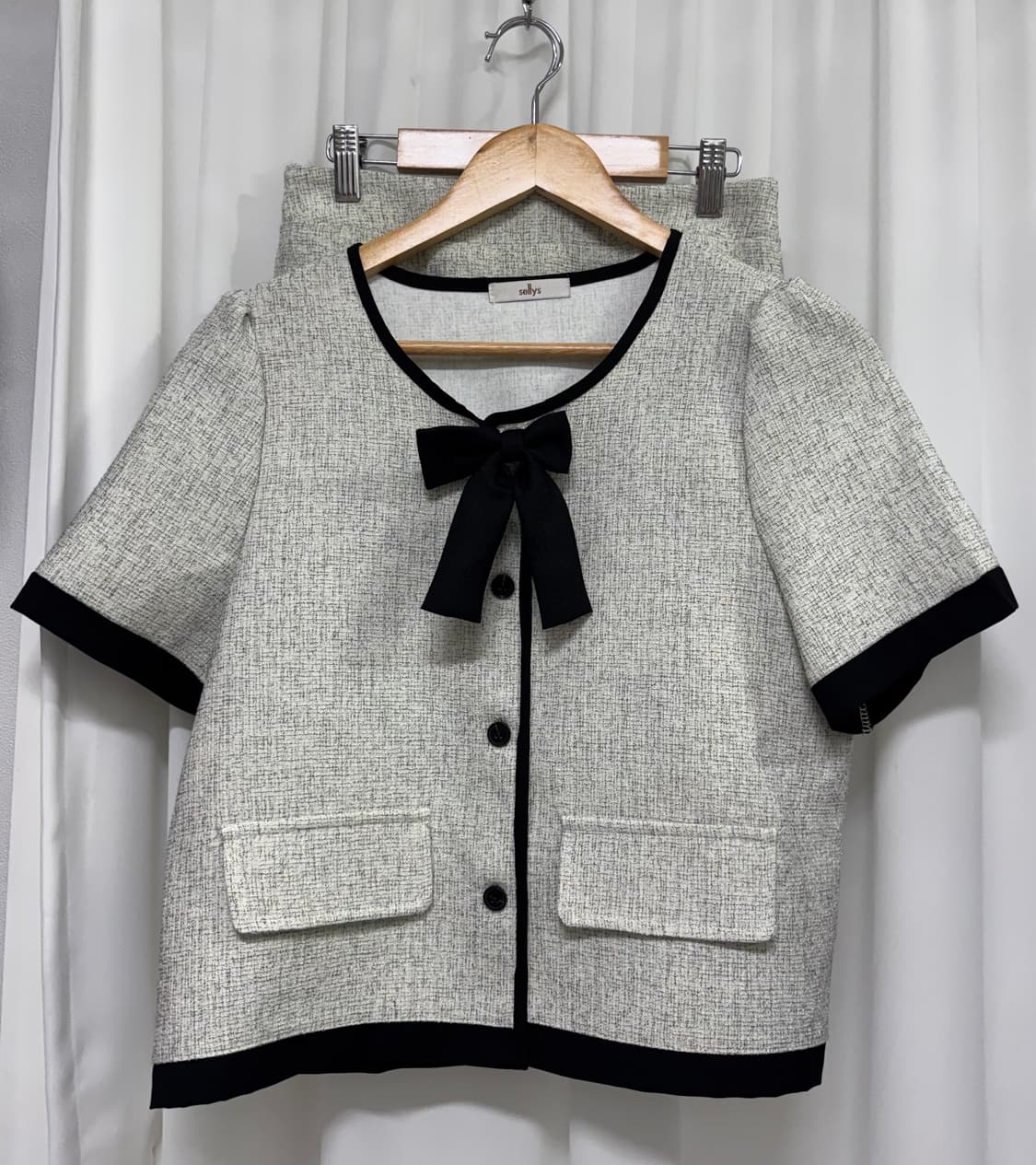 selly's 트위드 투피스 셋업 상품이미지3