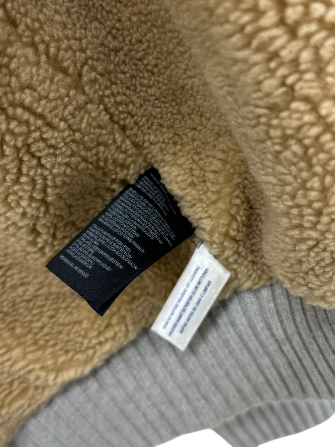 타미힐피거 기모 니트집업 그레이 (L) 상품이미지9