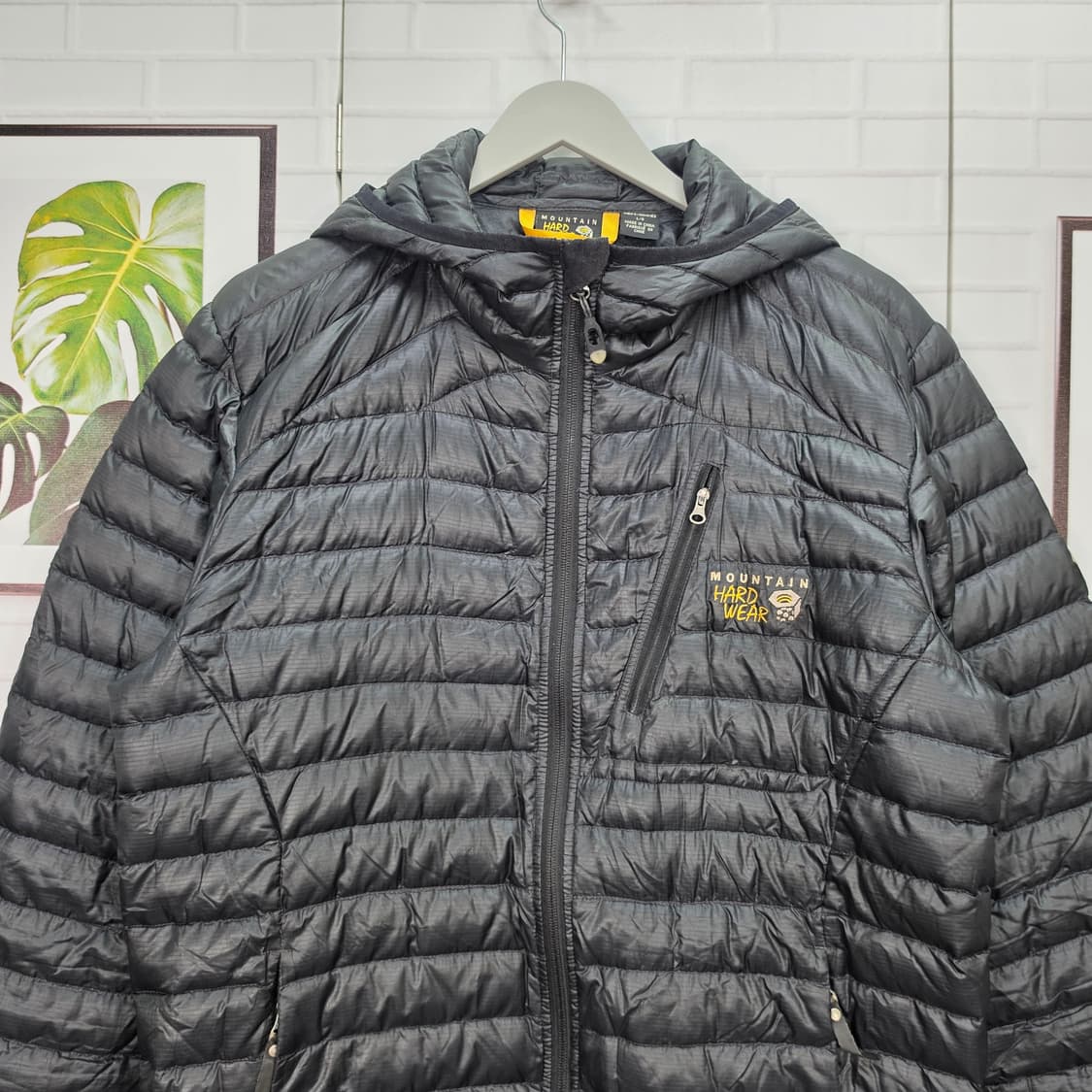 마운틴 하드웨어 다운 후드 패딩 자켓 집업 점퍼 100 L 사이즈 상품이미지2