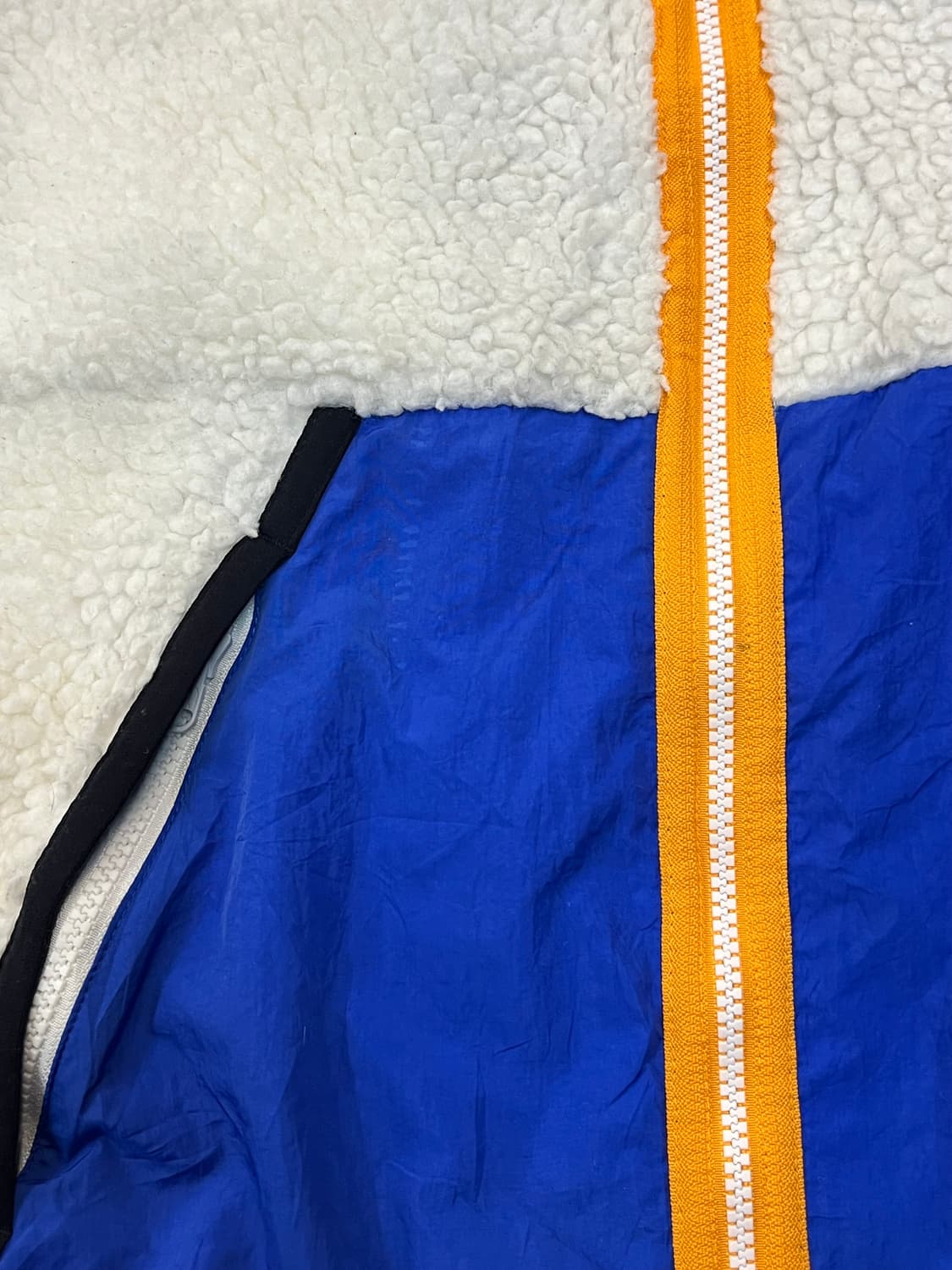 나이키 배색 플리스 자켓 아이보리 M #csz2058 상품이미지5