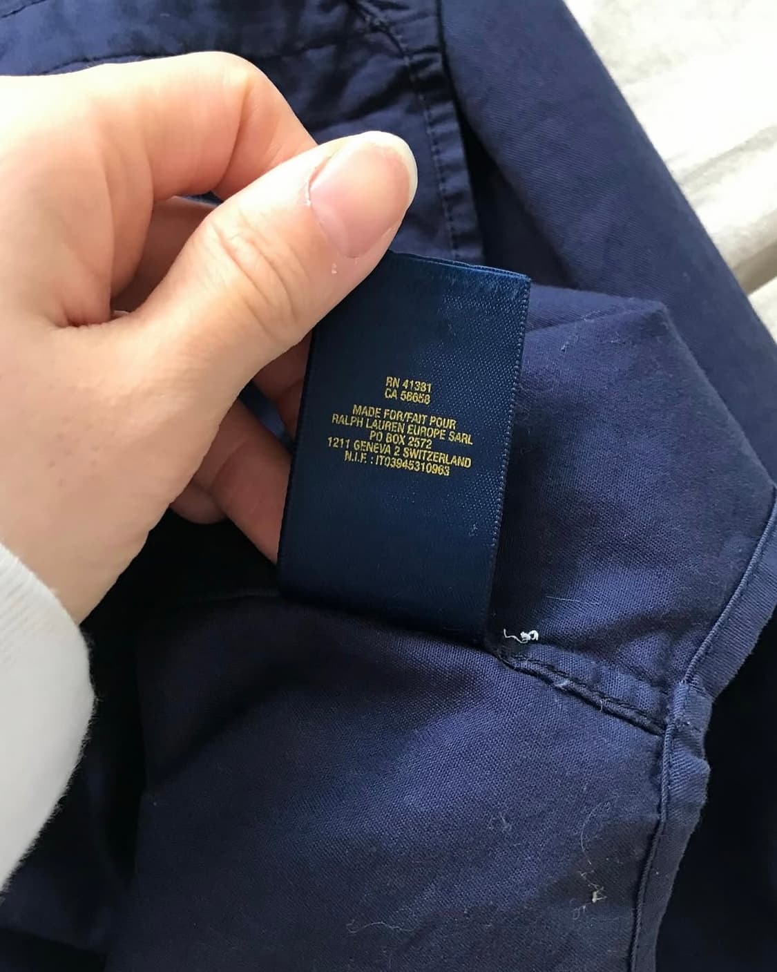 폴로 랄프로렌 포니 로고 네이비 셔츠 상품이미지9