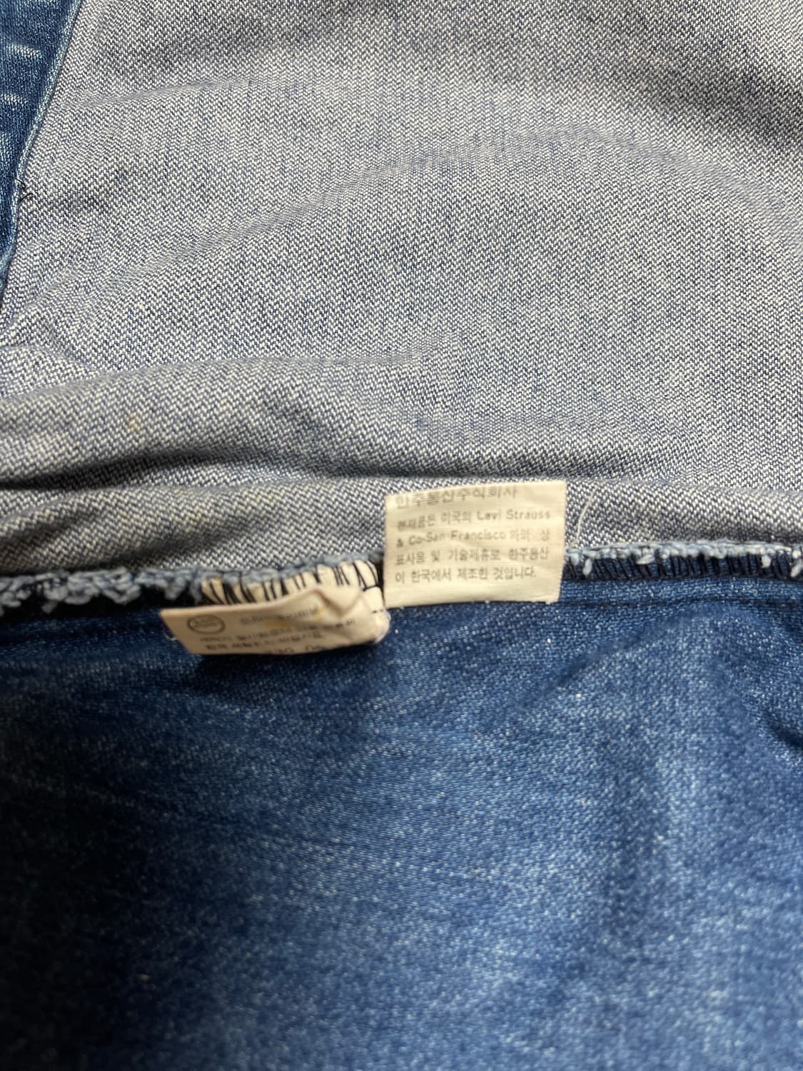 리바이스 80s 한주통상 데님 워크 봄버 자켓  상품이미지8