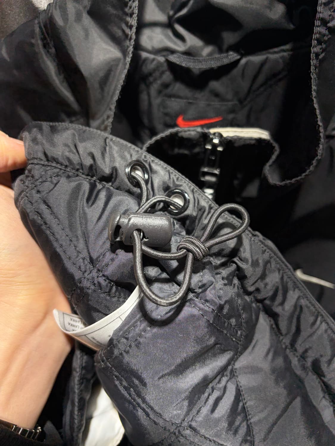 M 나이키 NiKE 빅로고 스우시 패디드 나일론 자켓 상품이미지7