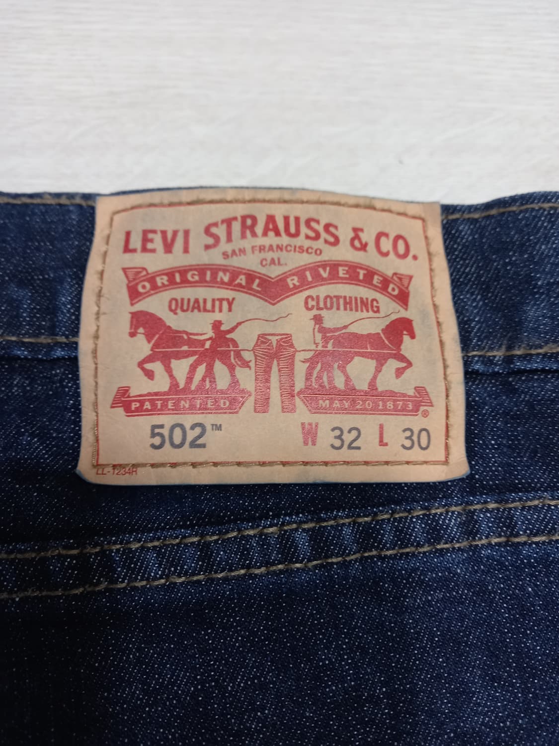 32 리바이스502 생지 스판 슬림일자진 진청 32-322 상품이미지5