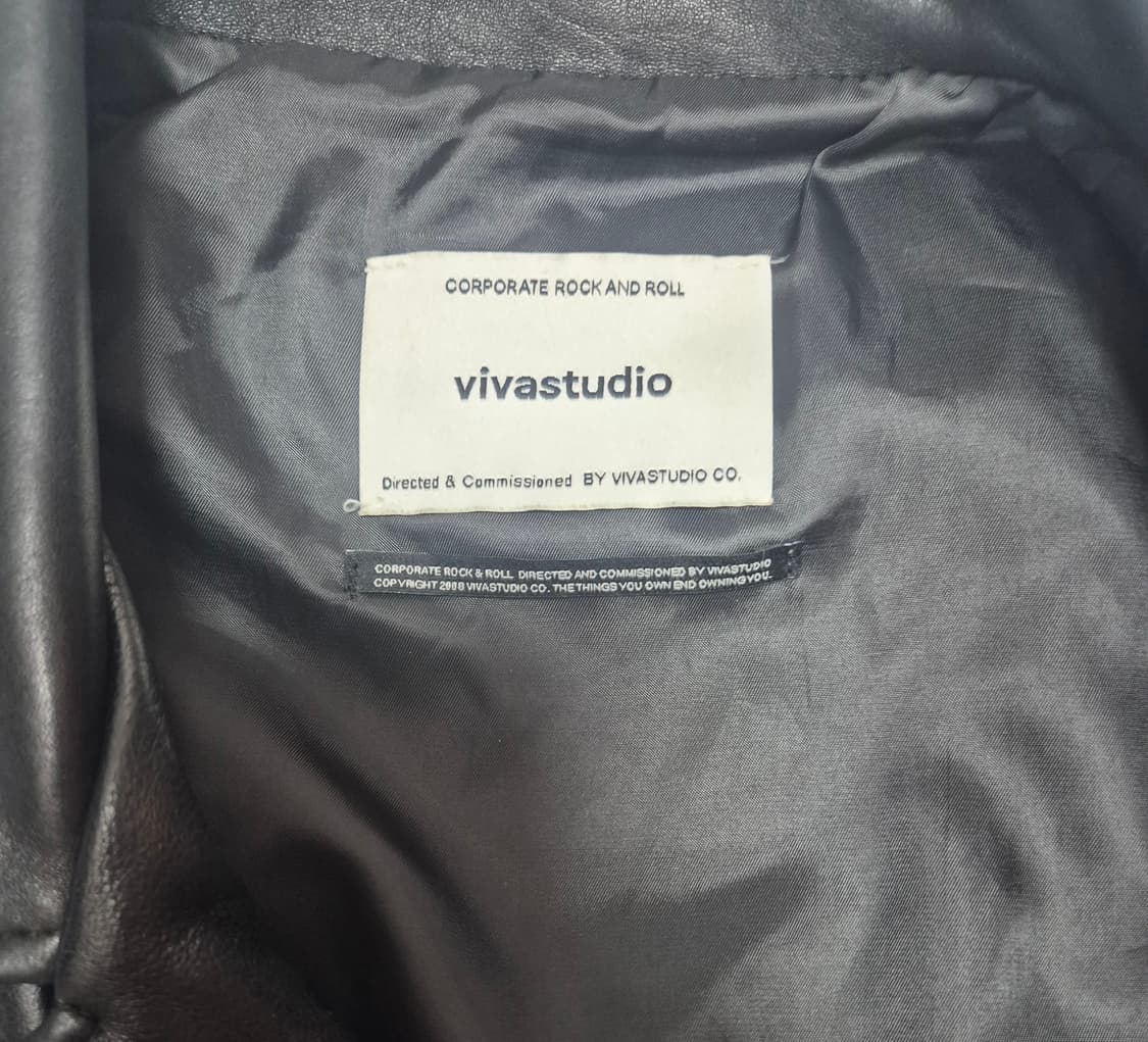 비바스튜디오 천연가죽 라이더 자켓 상품이미지4