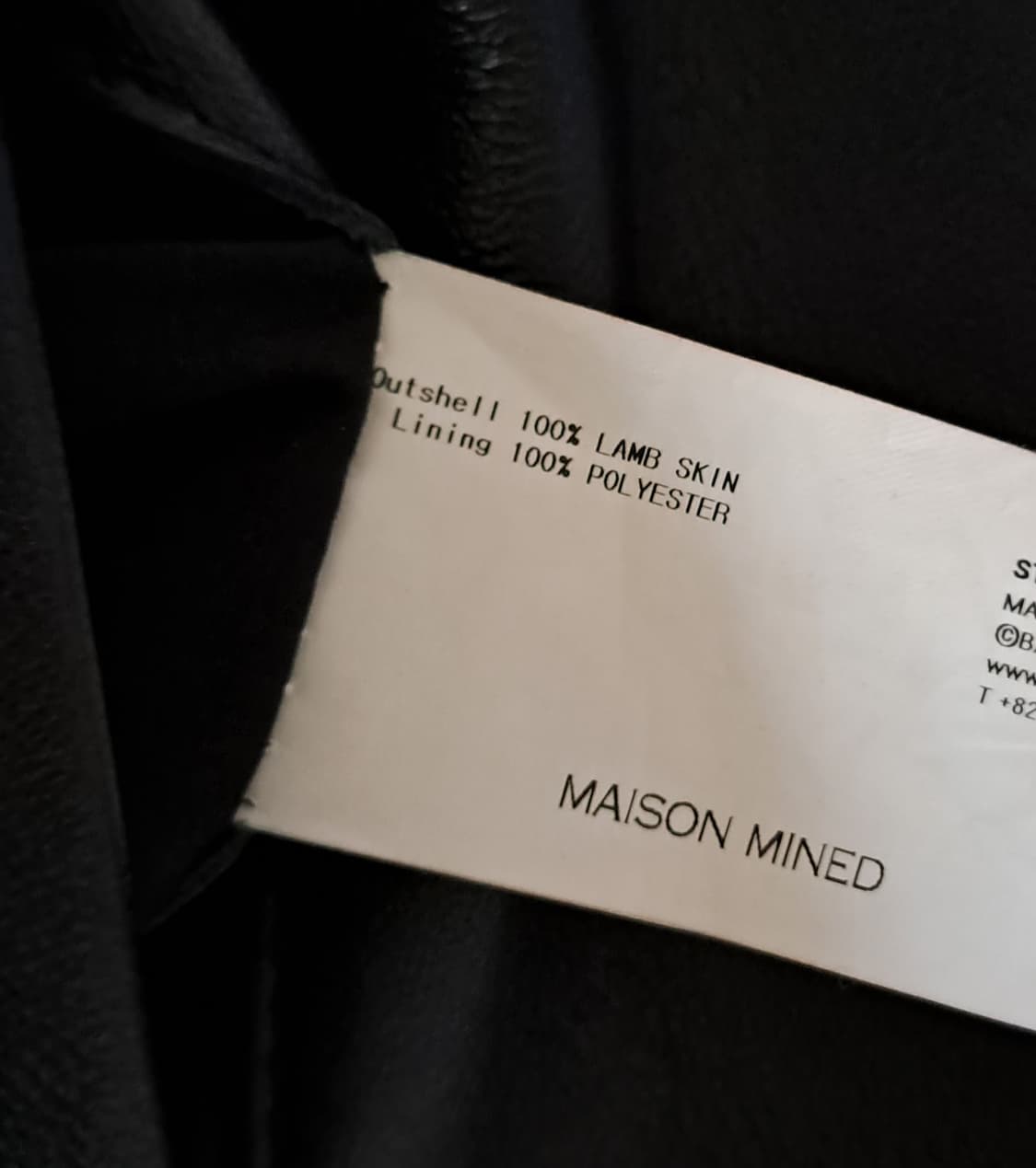 (택포) 메종미네드 오버핏 램스킨 자켓 L B693 상품이미지7
