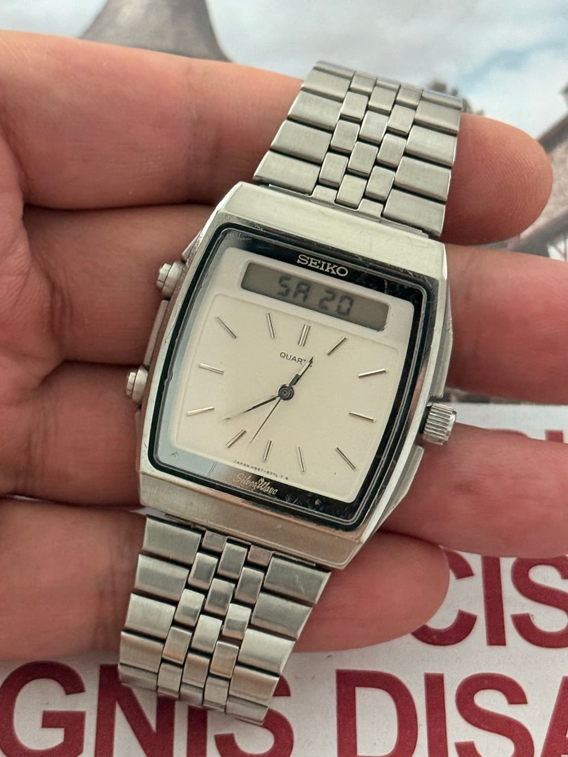 Seiko 세이코 쿼츠 SilverWave 아니디지 1982 상품이미지3