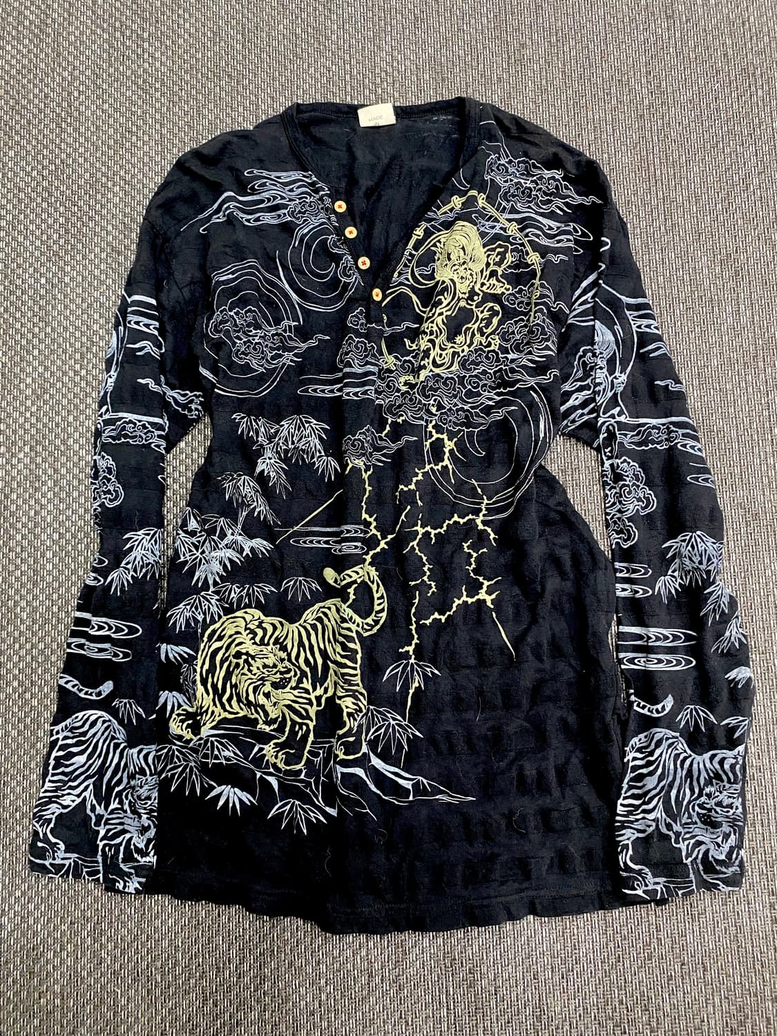 Oriental Print Loose-Fit Sleeve 상품이미지1