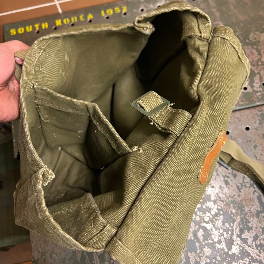 Vintage Military Canvas Field Cross Bag 상품이미지8