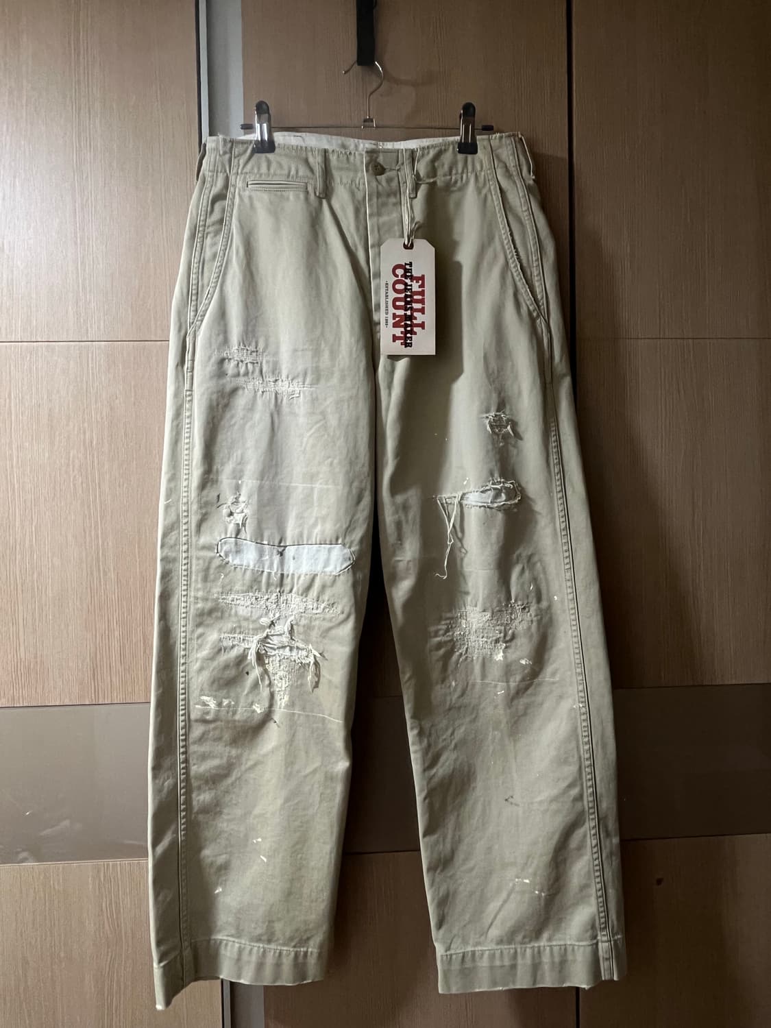 풀카운트1201HW US ARMY 치노 팬츠 Freedom 카키 30팜 상품이미지2