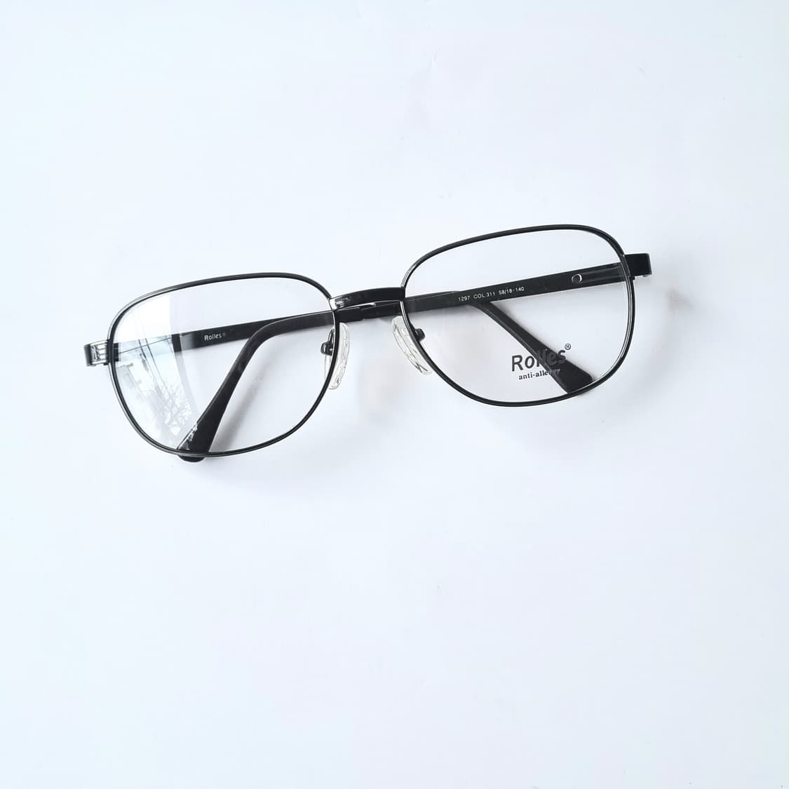 데드스탁 XXXL 유럽 빈티지  메탈 사각 빅사이즈  안경테  117 상품이미지1