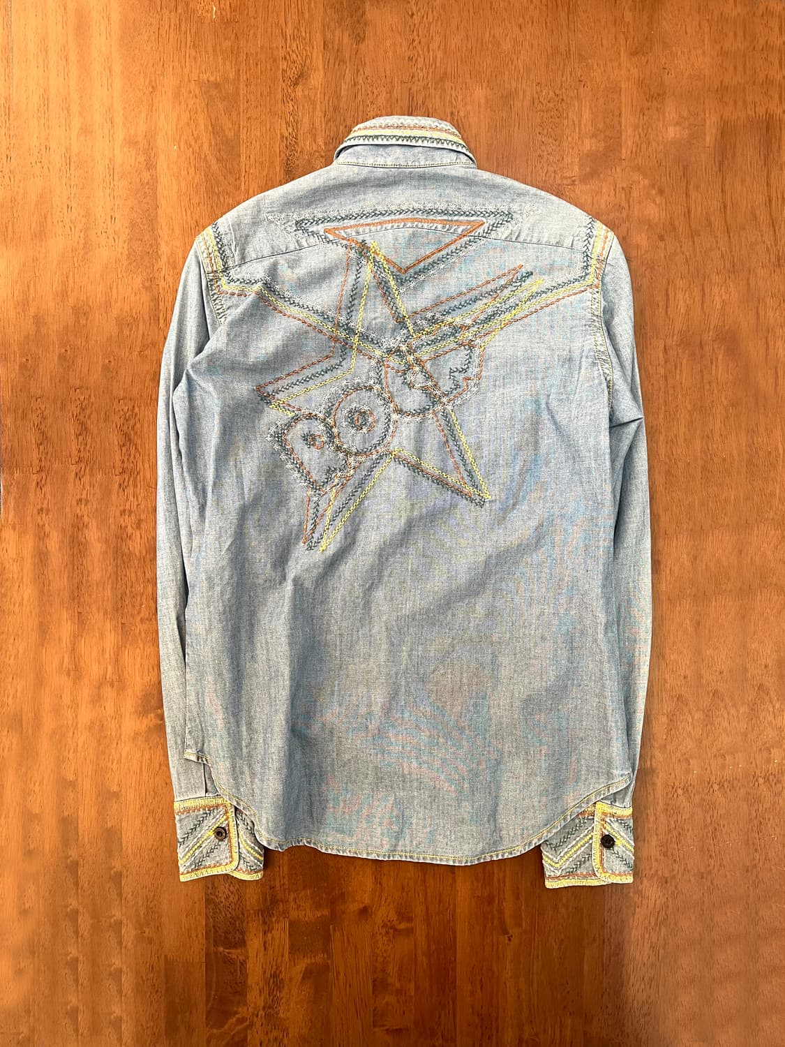 히스테릭 글래머 웨스턴 자수 데님 셔츠 상품이미지2