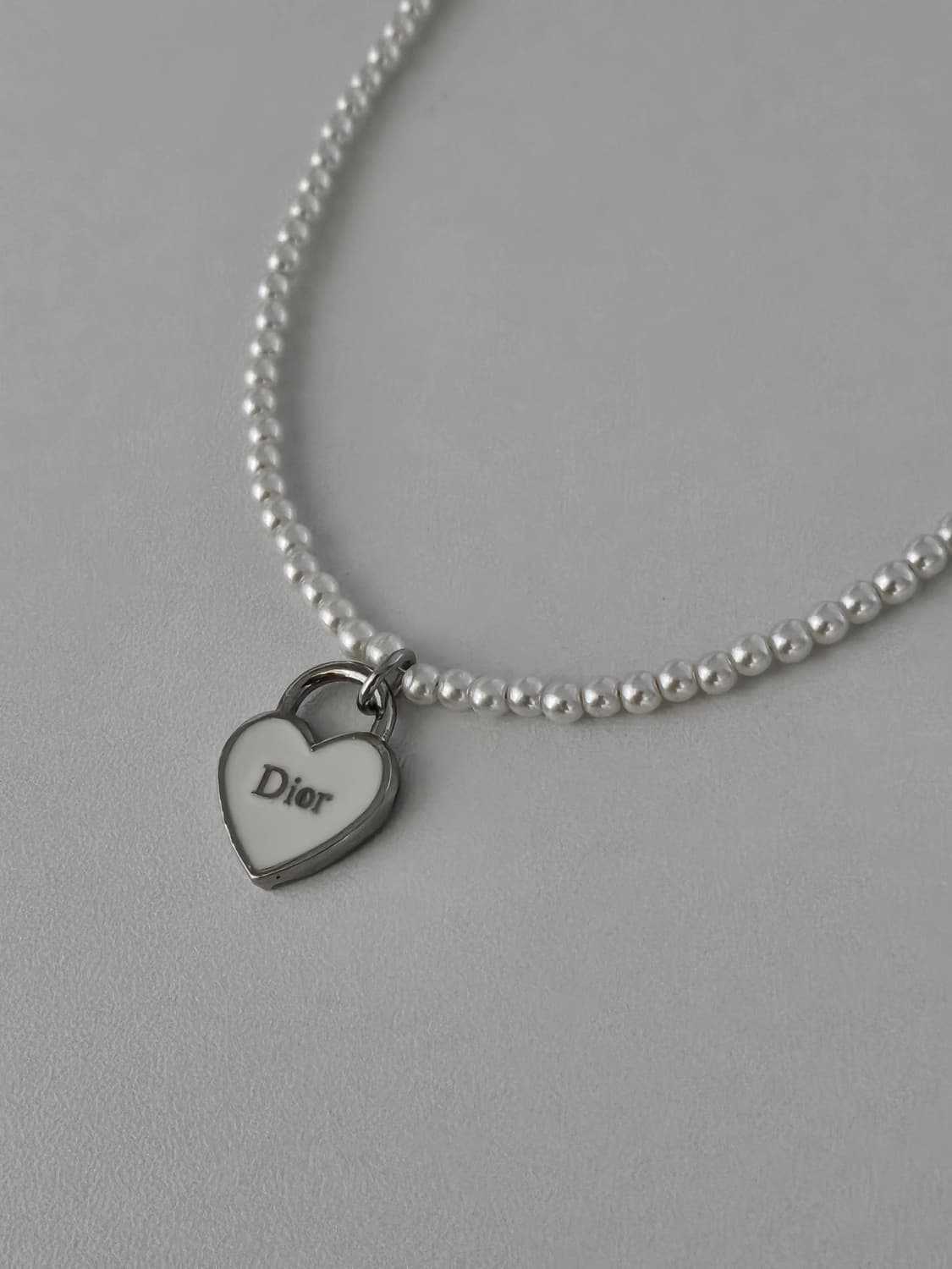 디올 정품빈티지 진주 목걸이 업사이클링 상품이미지1