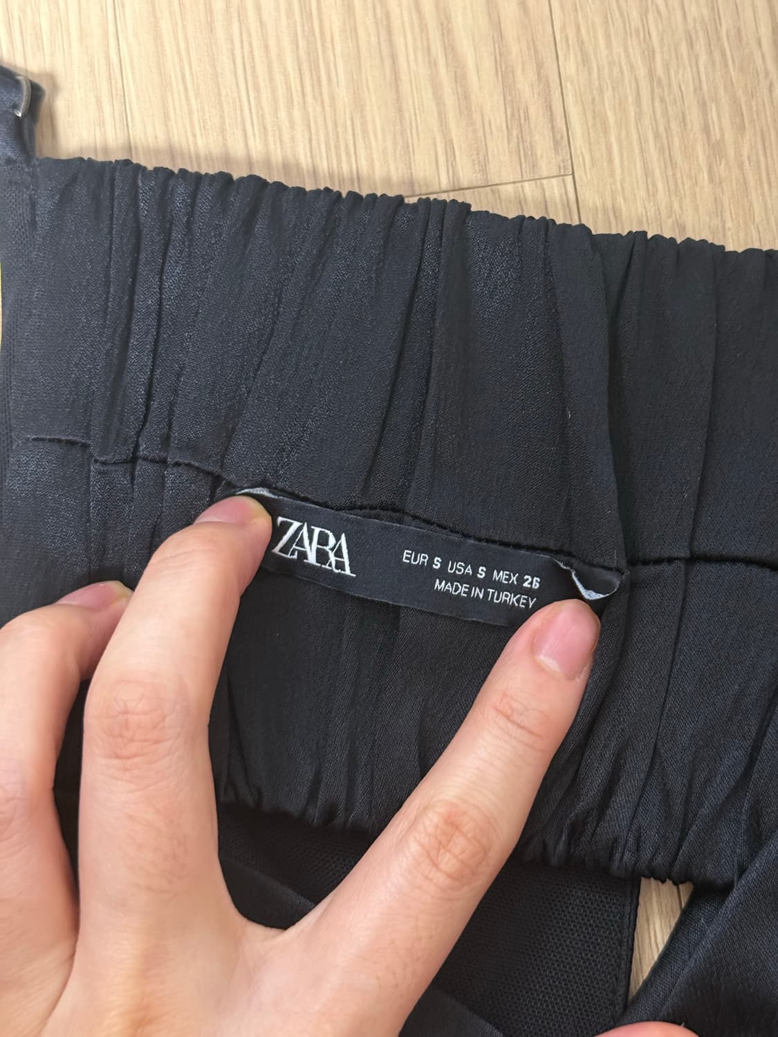 Zara 자라 새틴 브라렛 탑(화이트, 블랙) 상품이미지5