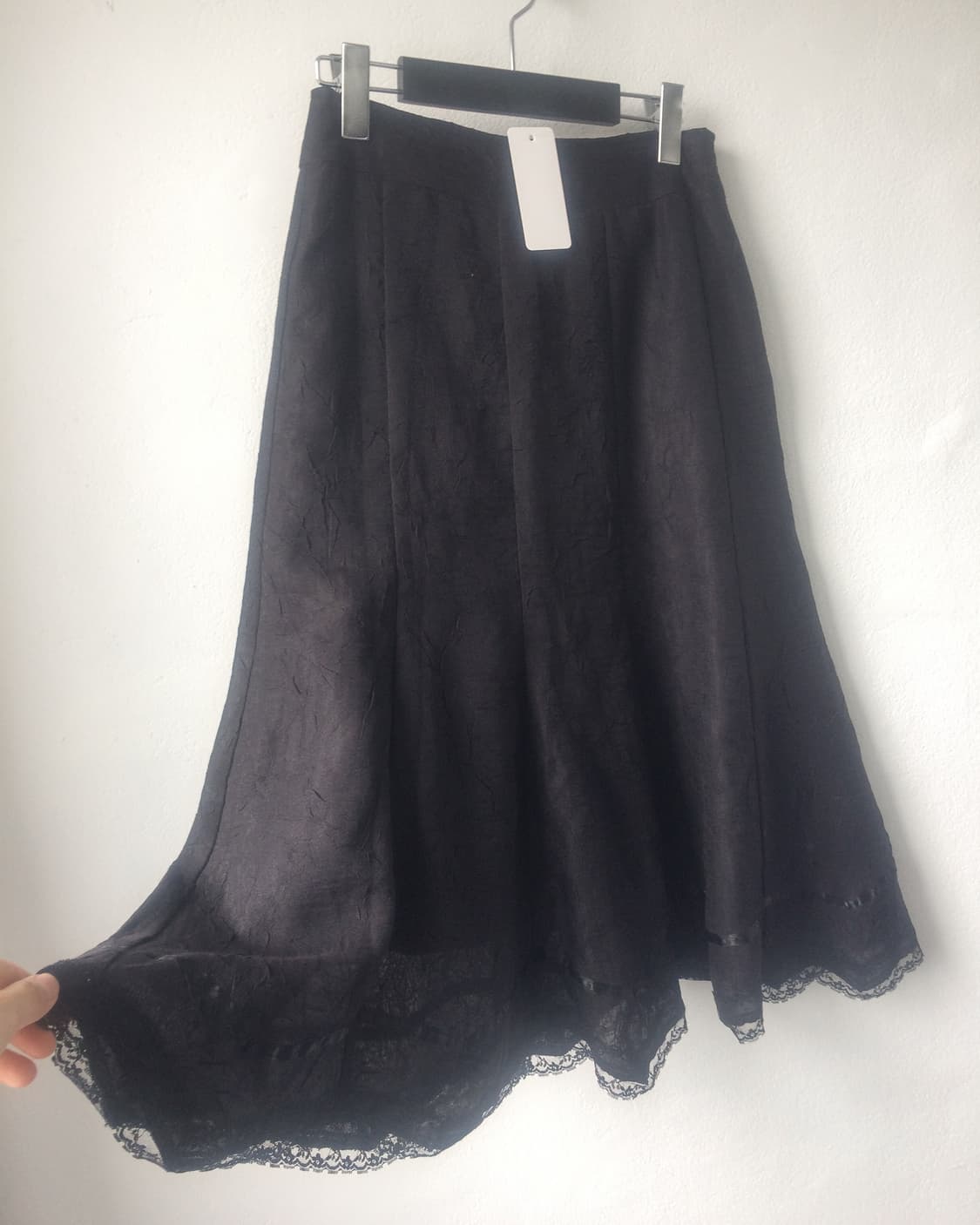 Lace line detail long skirt 상품이미지6