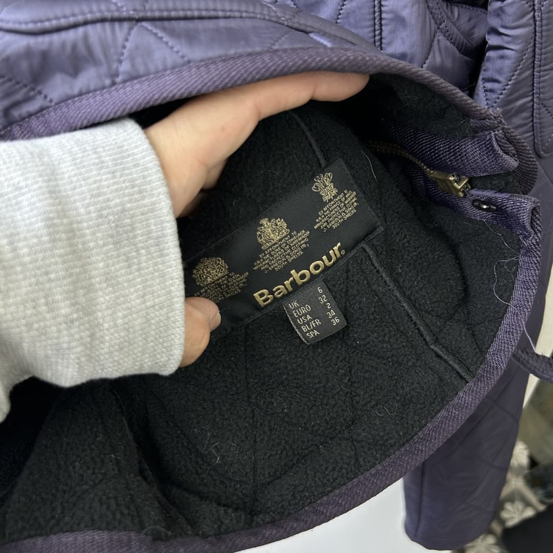 15301 - 바버 인터네셔널 퀄팅 자켓 상품이미지5