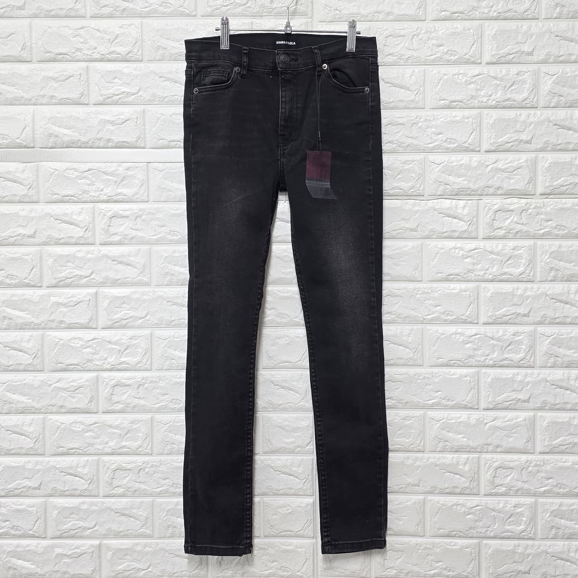택포) 빔바이롤라 블랙 데님 청바지 26인치 새상품 상품이미지1