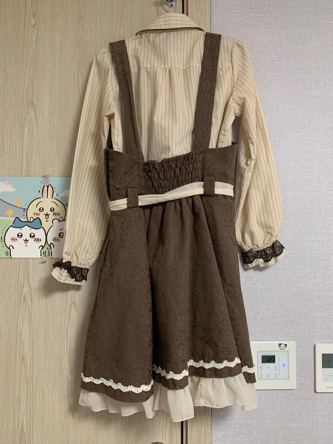 에눌가능)엑시즈팜 원피스 셋업 갸루 라떼갸루 히메갸루 히메카지 상품이미지2