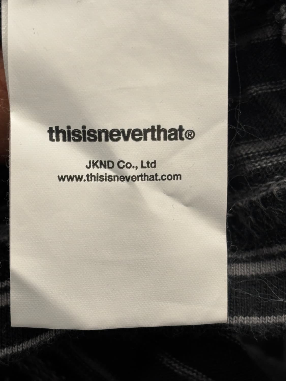 디스이즈네버댓 스트라이프 반팔 티셔츠 M 상품이미지5