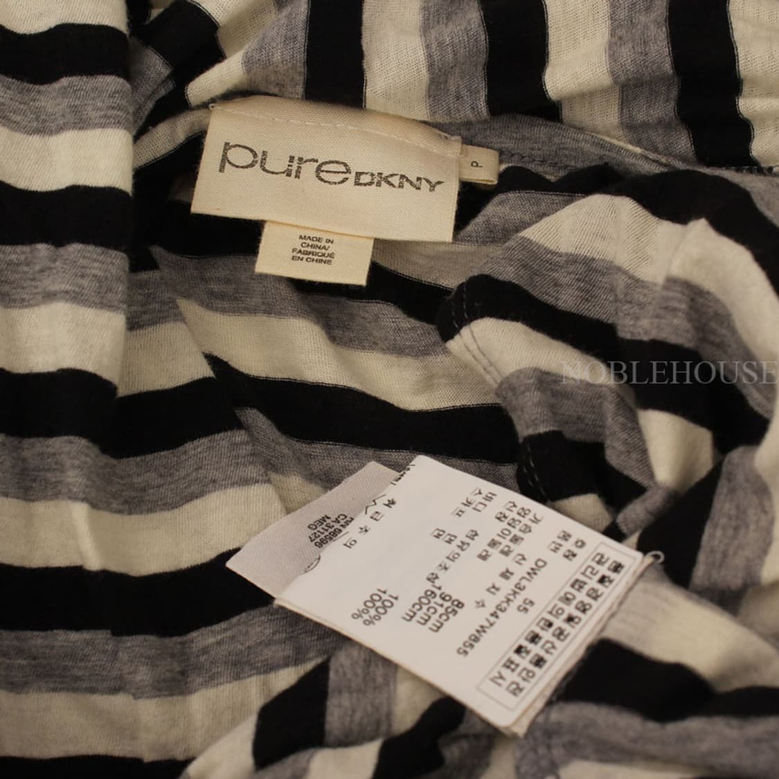 DKNY 스트라이프 언발 티셔츠(S) 상품이미지4