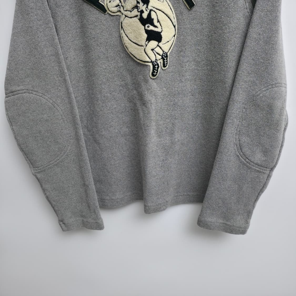 [S] 90s 폴로 랄프로렌 바스켓볼 펠트 트레이닝 롱슬리브 상품이미지4