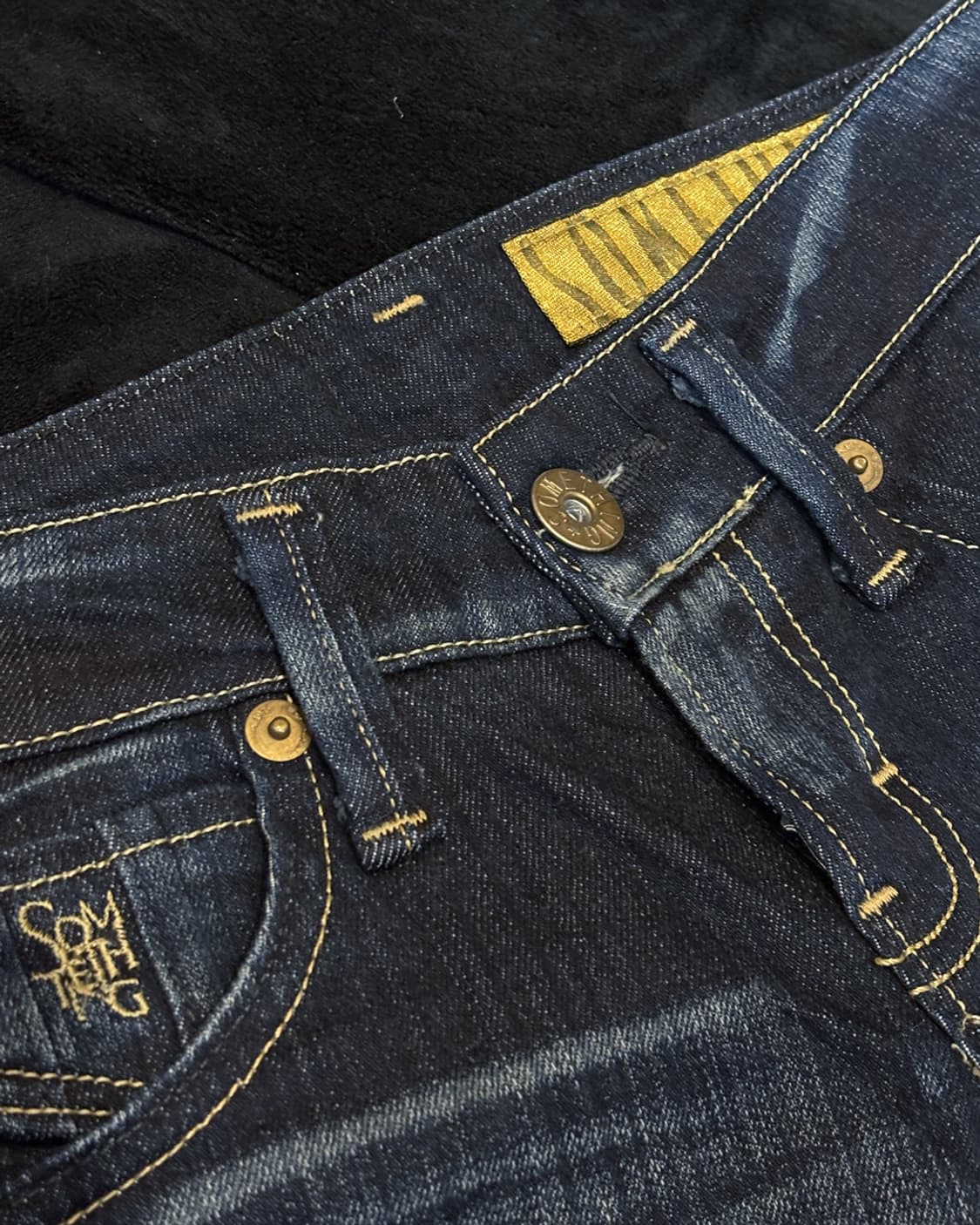 일본빈티지 썸씽 부츠컷 데님 상품이미지3