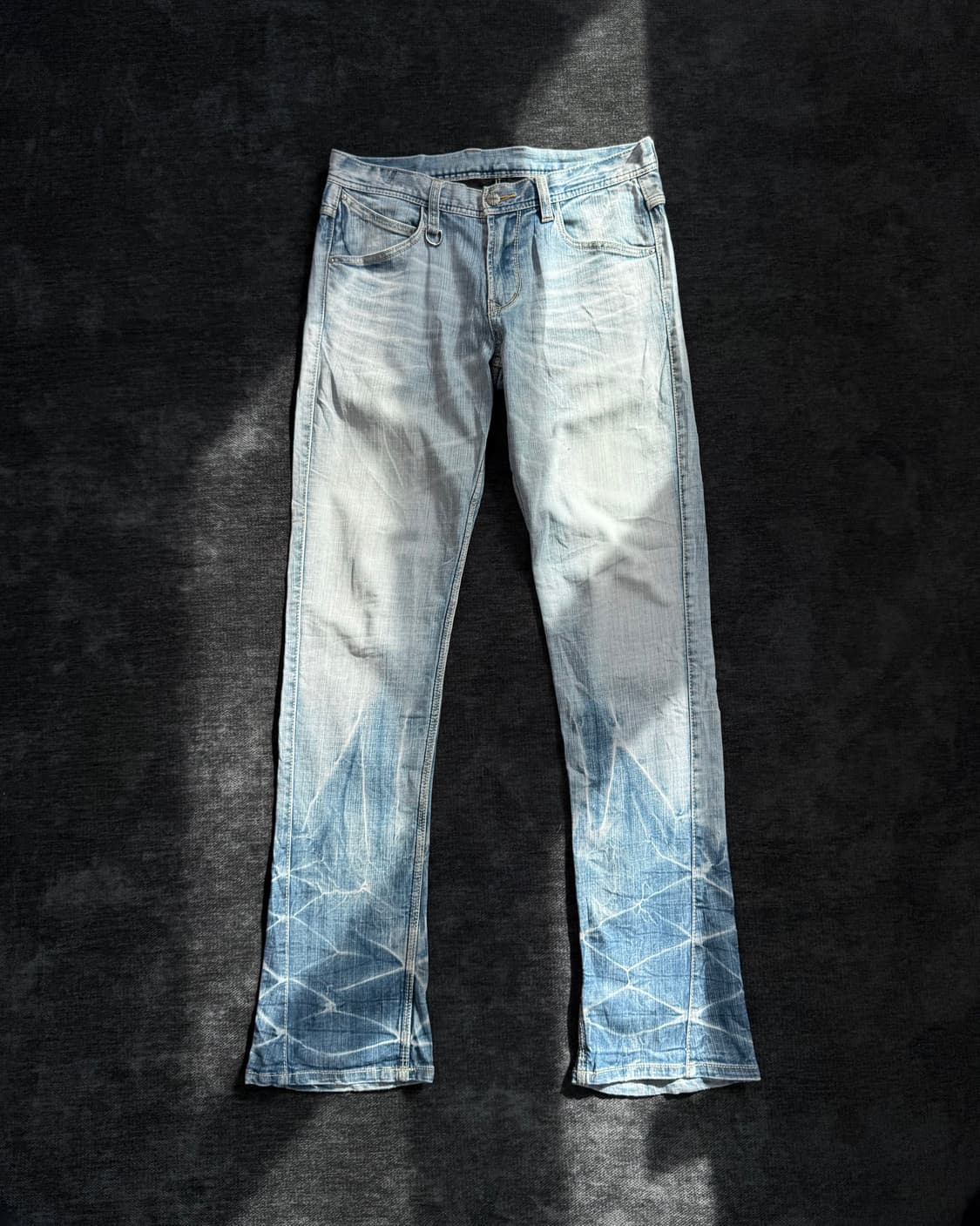 vintage union jack washed denim pants  S 상품이미지4