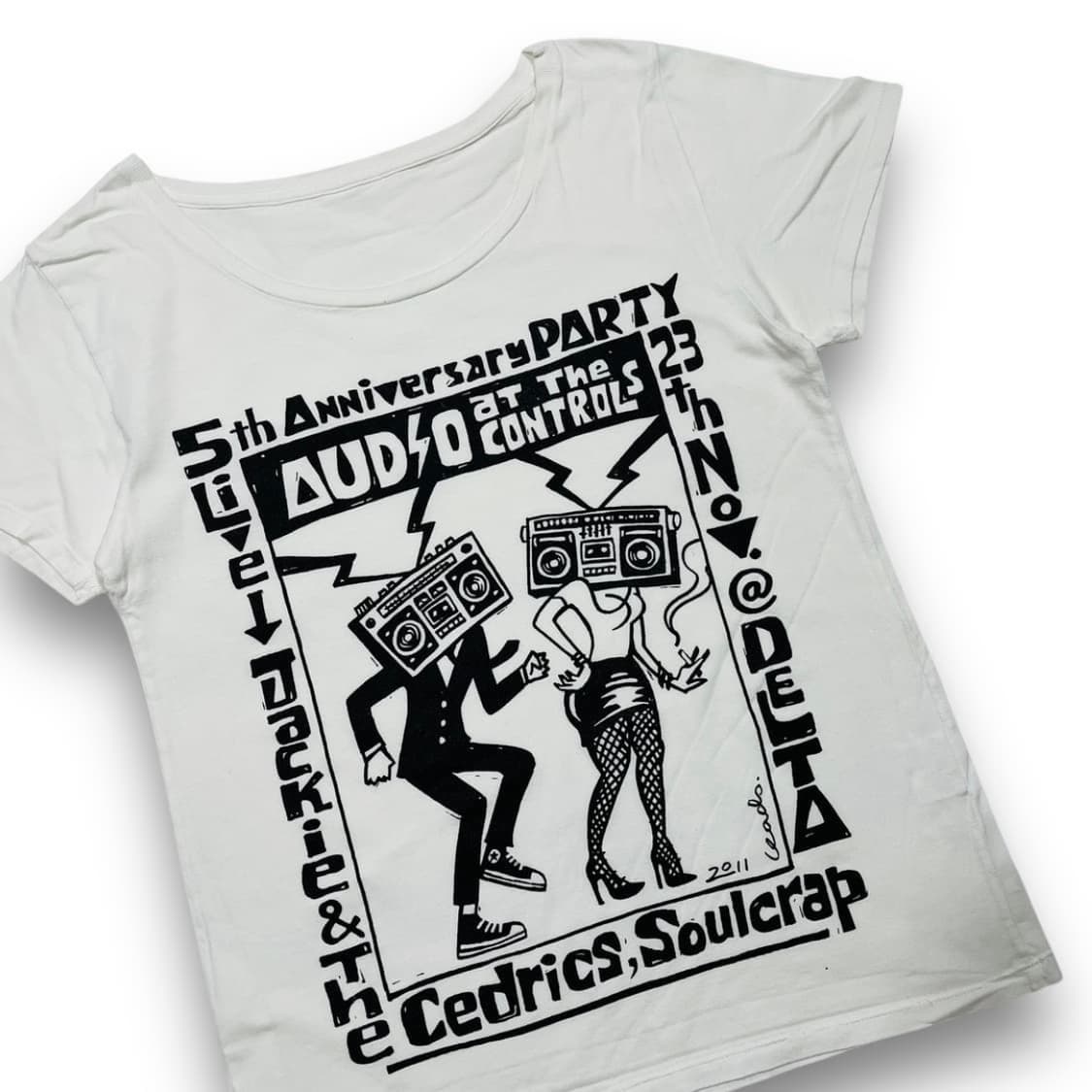 미니멀 세드릭스 소울크랩 1주년 오디오 댄싱 티셔츠 상품이미지2